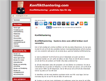 Tablet Screenshot of konflikthantering.com